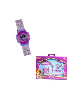 Disney - Frozen Basic Digital Watch and Hair Accessories Combo