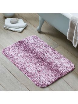 OBSESSIONS - Anti-Skid Absorbent Polyester Bath Mat - Pink