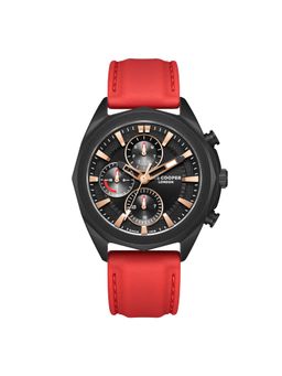 Lee Cooper - Multifunction Black Round Dial Mens Watch - LC07990.658 (M)