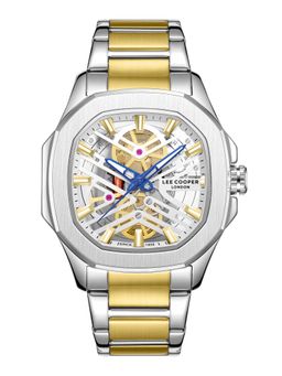 Lee Cooper - Quartz Silver Square Dial Mens Watch - LC08246.230 (M)