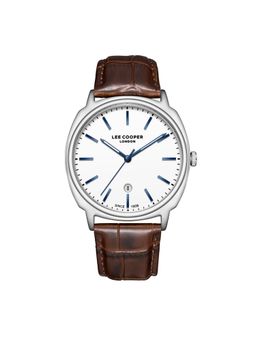 Lee Cooper - Date Indicator Silver Round Dial Mens Watch - LC08248.332 (M)