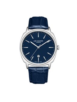 Lee Cooper - Date Indicator Navy Blue Round Dial Mens Watch - LC08248.399 (M)