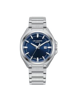 Lee Cooper - Date Indicator Navy Blue Round Dial Mens Watch - LC08271.390 (M)