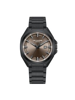Lee Cooper - Date Indicator Grey Round Dial Mens Watch - LC08271.660 (M)