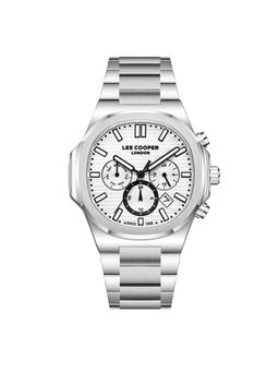 Lee Cooper - Multifunction Silver Square Dial Mens Watch - LC08272.330 (M)