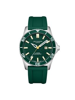 Lee Cooper - Date Indicator Green Round Dial Mens Watch - LC08278.375 (M)