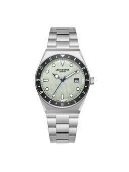 Lee Cooper - Date Indicator Green Round Dial Mens Watch - LC08284.300 (M)