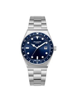 Lee Cooper - Date Indicator Navy Blue Round Dial Mens Watch - LC08284.390 (M)