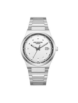 Lee Cooper - Date Indicator Silver Round Dial Mens Watch - LC08288.330 (M)