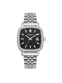 Lee Cooper - Date Indicator Black Square Dial Mens Watch - LC08306.350 (M)