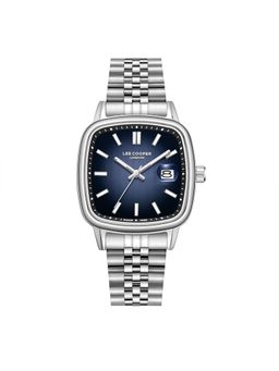 Lee Cooper - Date Indicator Navy Blue Square Dial Mens Watch - LC08306.390 (M)