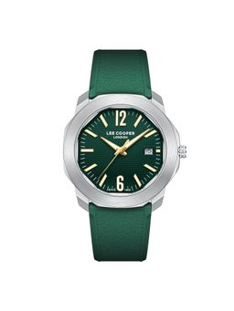 Lee Cooper - Date Indicator Green Round Dial Mens Watch - LC08312.375 (M)