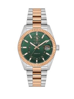Santa Barbara Polo & Racquet Club - Quartz Green Dial Analog Watch - SB.1.10598-10 (M)