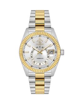 Santa Barbara Polo & Racquet Club - Quartz Silver Dial Analog Watch - SB.1.10598-8 (M)