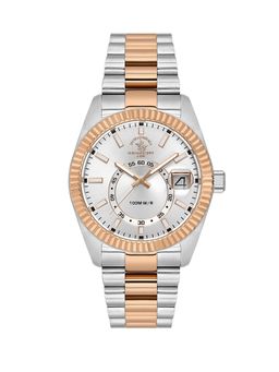 Santa Barbara Polo & Racquet Club - Quartz Silver Dial Analog Watch - SB.1.10598-9 (M)