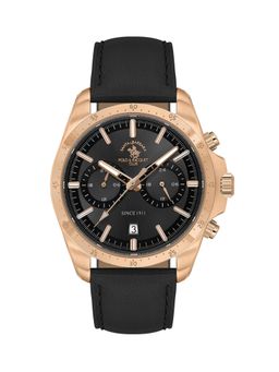 Santa Barbara Polo & Racquet Club - Quartz Black Dial Analog Watch - SB.1.10699-6 (M)