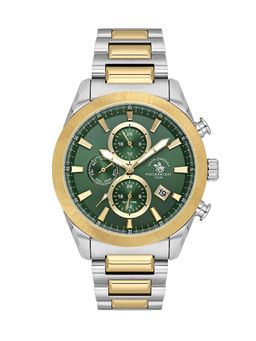 Santa Barbara Polo & Racquet Club - Quartz Green Dial Analog Watch - SB.1.10700-5 (M)