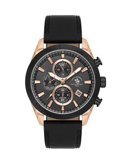 Santa Barbara Polo & Racquet Club - Quartz Black Dial Analog Watch - SB.1.10701-5 (M)