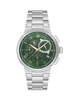 Santa Barbara Polo & Racquet Club - Quartz Green Dial Analog Watch - SB.1.10705-3 (M)