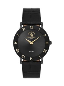 Santa Barbara Polo & Racquet Club - Quartz Black Dial Analog Watch - SB.1.10708-6 (M)