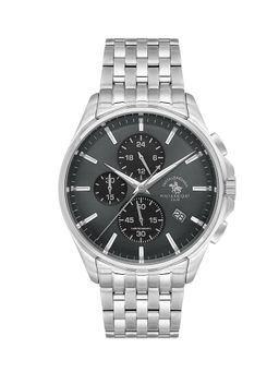 Santa Barbara Polo & Racquet Club - Quartz Black Dial Analog Watch - SB.4.10041-2 (M)