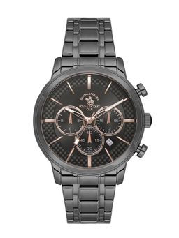 Santa Barbara Polo & Racquet Club - Quartz Black Dial Analog Watch - SB.4.10046-7 (M)