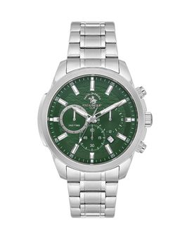 Santa Barbara Polo & Racquet Club - Quartz Green Dial Analog Watch - SB.4.10047-4 (M)