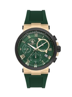 Santa Barbara Polo & Racquet Club - Quartz Green Dial Analog Watch - SB.5.10008-3 (M)