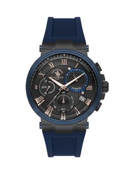 Santa Barbara Polo & Racquet Club - Quartz Black Dial Analog Watch - SB.5.10008-5 (M)