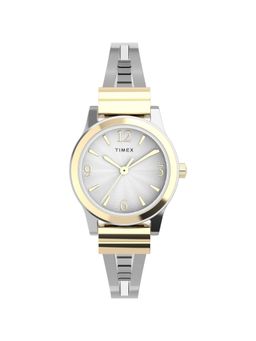 Timex - Round Silver Tone Dial Analog Womens Watch - TW2W18500JQ (M)