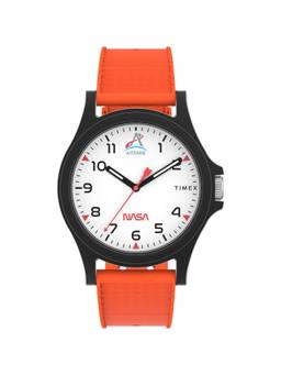 Timex - Round White Dial Analog Mens Watch - TW2Y13000JQ (M)