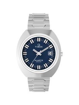Timex - Tonneau Navy Blue Dial Analog Mens Watch - TW2Y33100UJ (M)