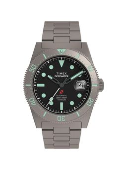Timex - Deepwater Round Black Dial Mechanical Automatic Mens Watch - TW2Y64400UJ (M)