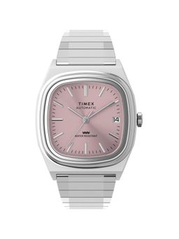 Timex - Rectangle Pink Dial Analog Unisex Watch - TW2Y66800UJ (M)