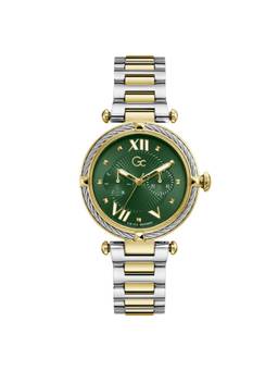 GC - Round Green Dial Analog Womens Watch - Z23011L9M (M)