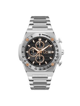 GC - Round Black Dial Analog Mens Watch - Z68002G2 (M)