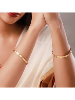 Voylla - Gold Elegance Kashish Bangles (Pack Of 2)