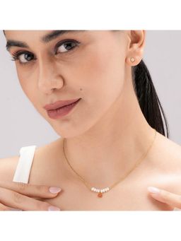 Palmonas - Classic Pearl Row Waterproof And Anti-Tarnish Necklace