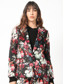 RAREISM - Bellob Primary Black Print Blazer