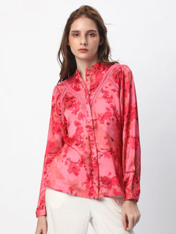 RAREISM - Gelbs Primary Pink Print Top
