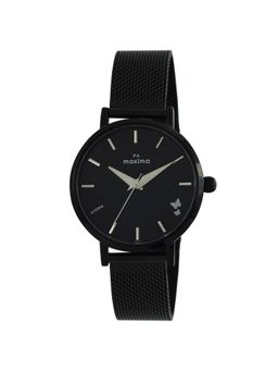PA Maxima - Attivo Analog Watch for Women in Black Dial Color