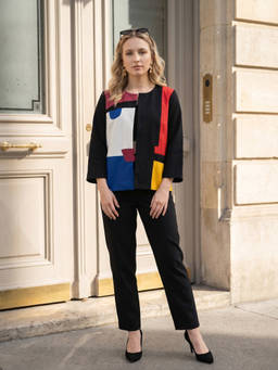 ZUMMER - Black Colorblock Co-Ord Set