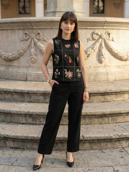ZUMMER - Black Embroidered Co-Ord Set