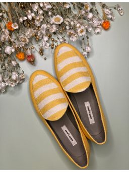 Misfit Panda - Yellow Stripes Isabella Loafers