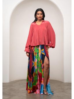 Advait - Multi-Color Sena Gathered Top and Skirt