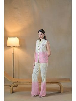 Ombrello - Ombre Shaded Embroidered Co-Ord Set