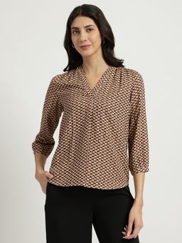 FableStreet - Satin Printed Top