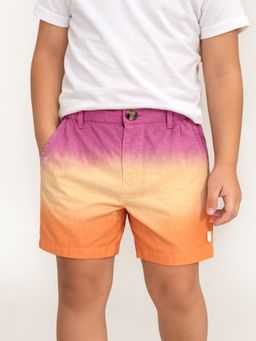 Somersault - Boys Ombredyed Multi Cotton Above Knee Shorts