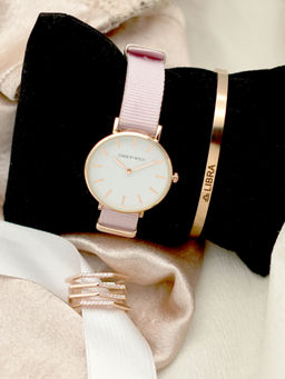 Joker and Witch - Joker & Witch White Stainless Steel Watch and Bracelet With Ring (Set of 3)