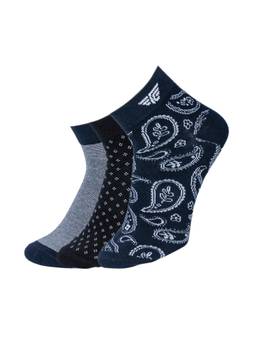 Red Tape - Jacquard Ankle Length Socks for Men